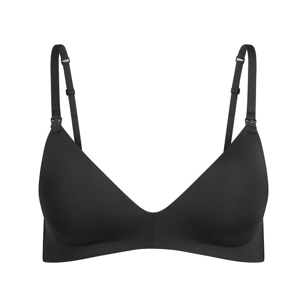 Skims 34C Wireless Form Maternity T-Shirt Nursing Bra Onyx PL-PLG-7704W